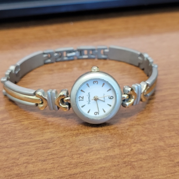 Two Tone Hamlin Bracelet Watch with Quartz Movement - Picture 5 of 9